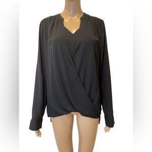 41 Hawthorn Elegant Black Women's Blouse size M